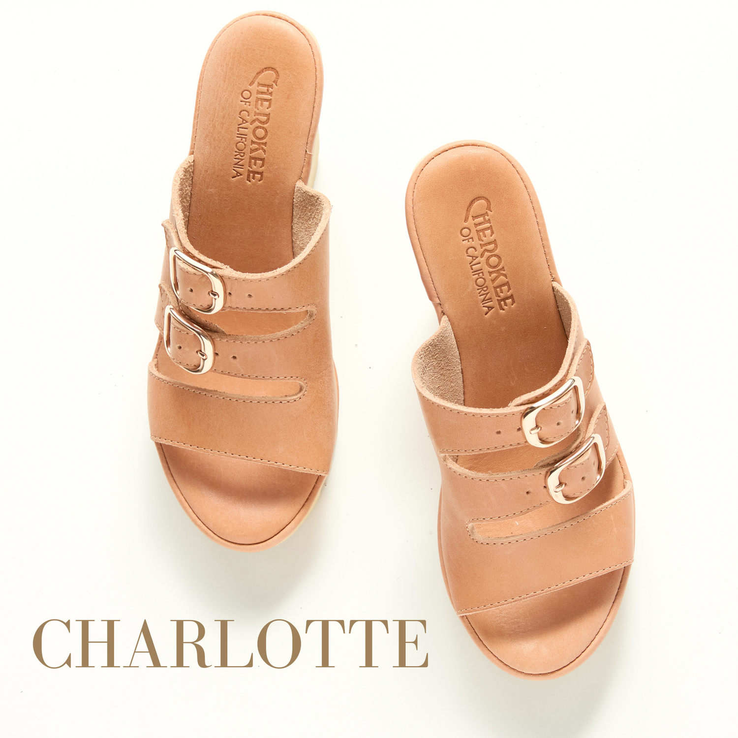 Charlotte High Beep - Natural Leather