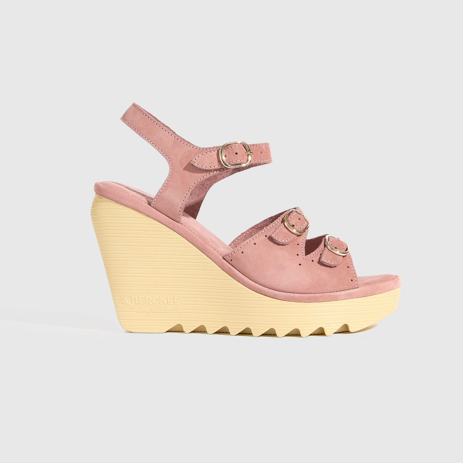 Stevie High Beep Rose - Nubuck Leather
