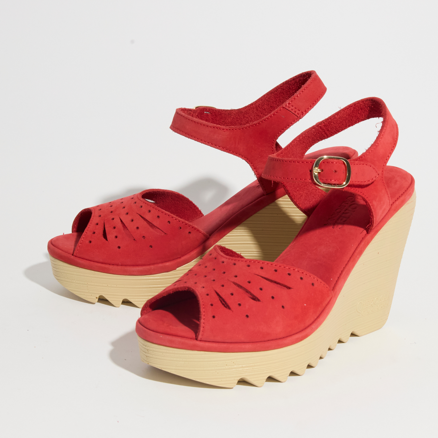 Flower High Beep Red Nubuck