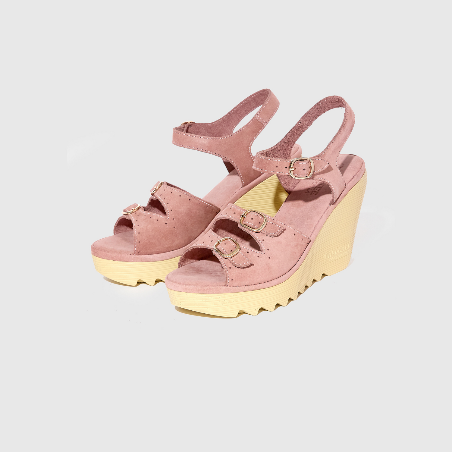 Stevie High Beep Rose - Nubuck Leather