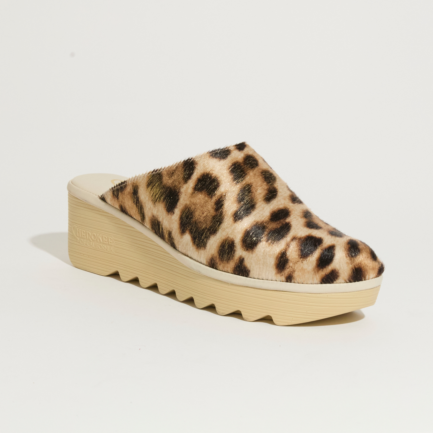 Jenny Mid Beep Light Cheetah Natural Bottom