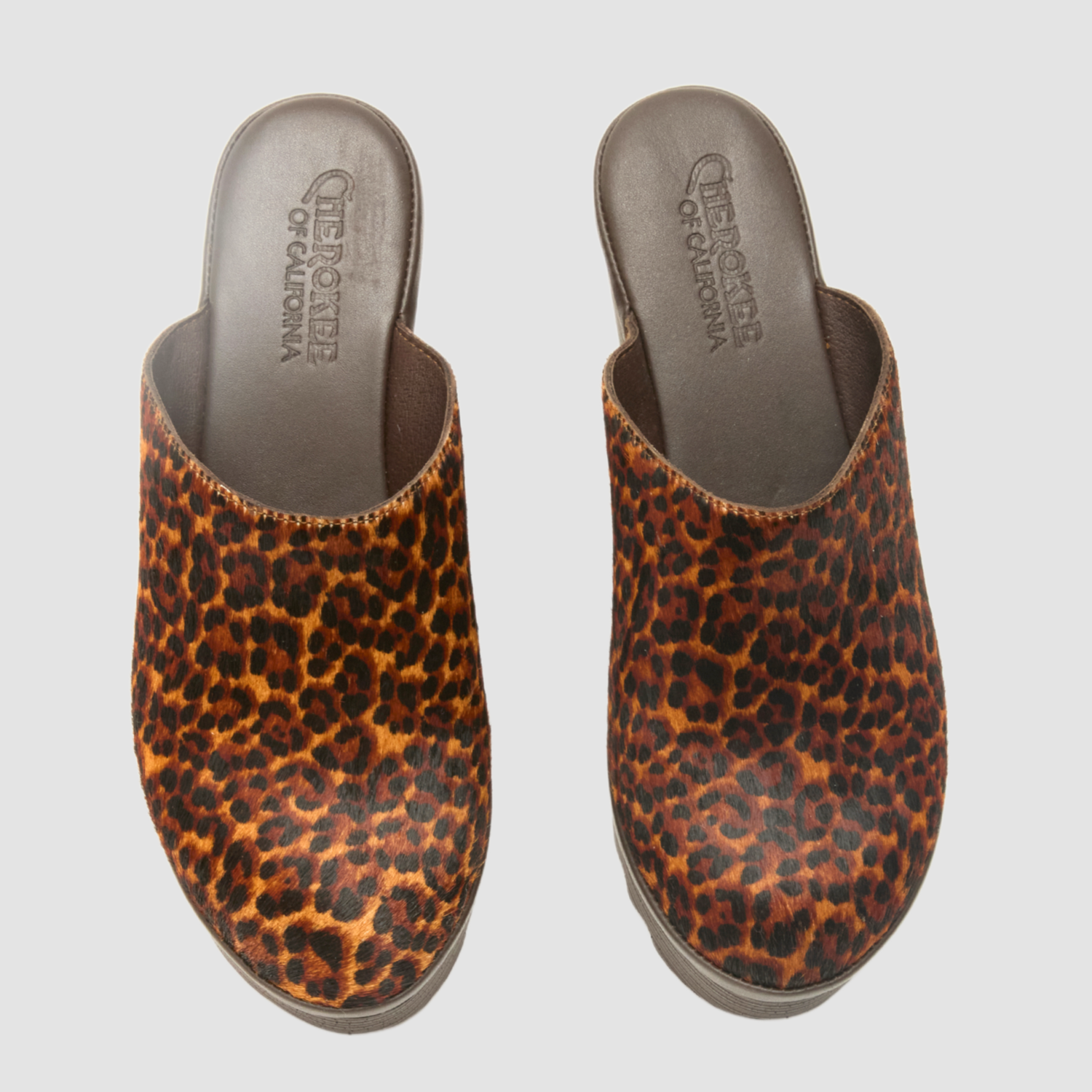 Jenny High Beep Dark Cheetah Chocolate Bottom