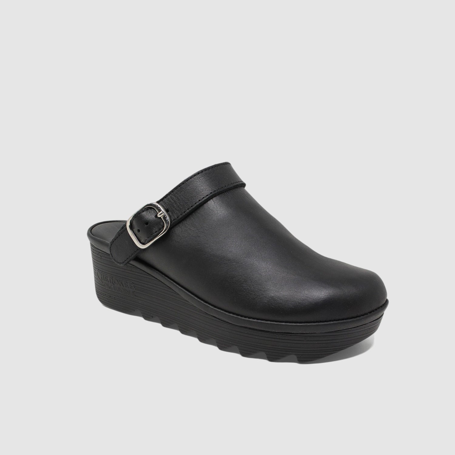 Jenny With A Buckle - Black with Black Bottom