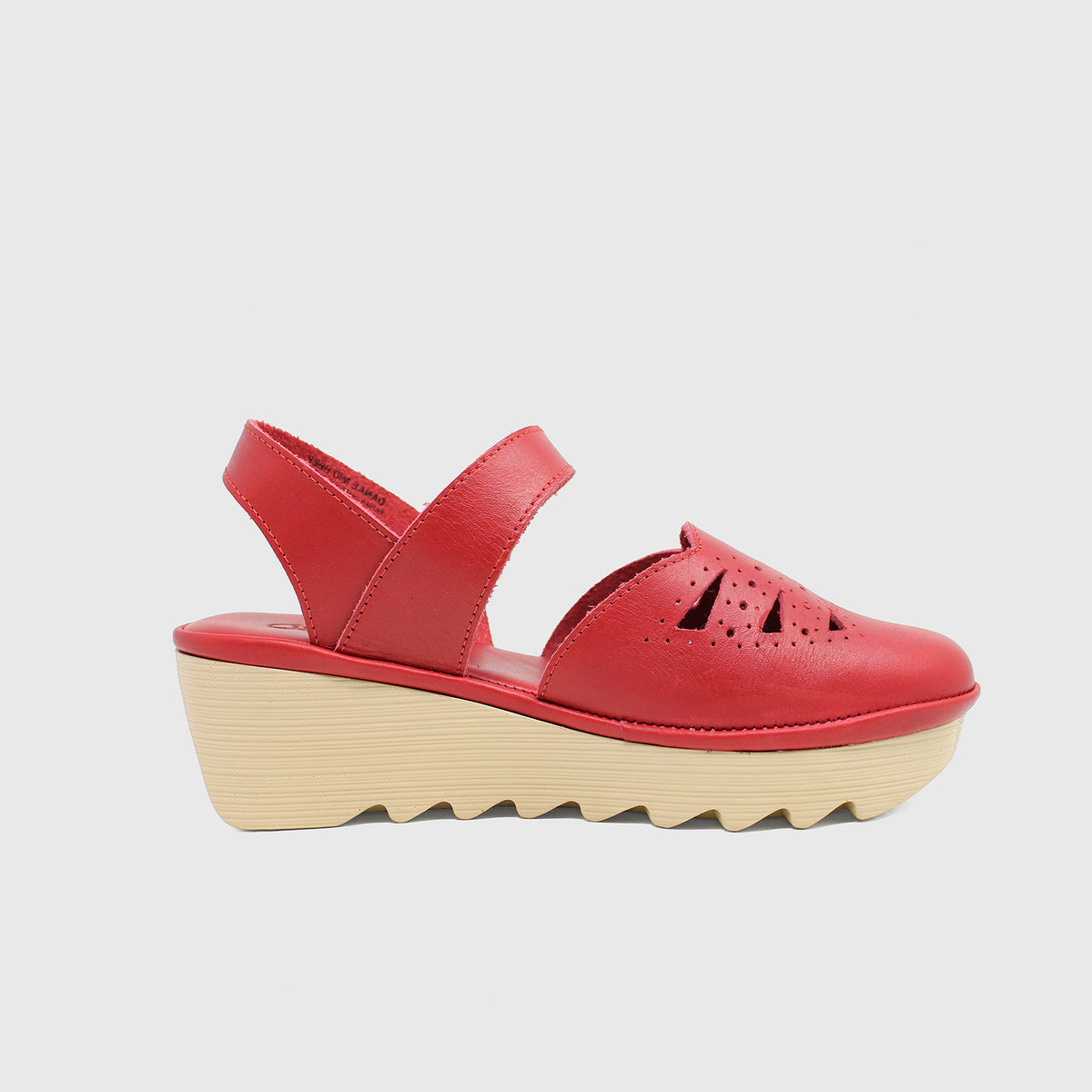 Danae Mid Beep - Red Leather