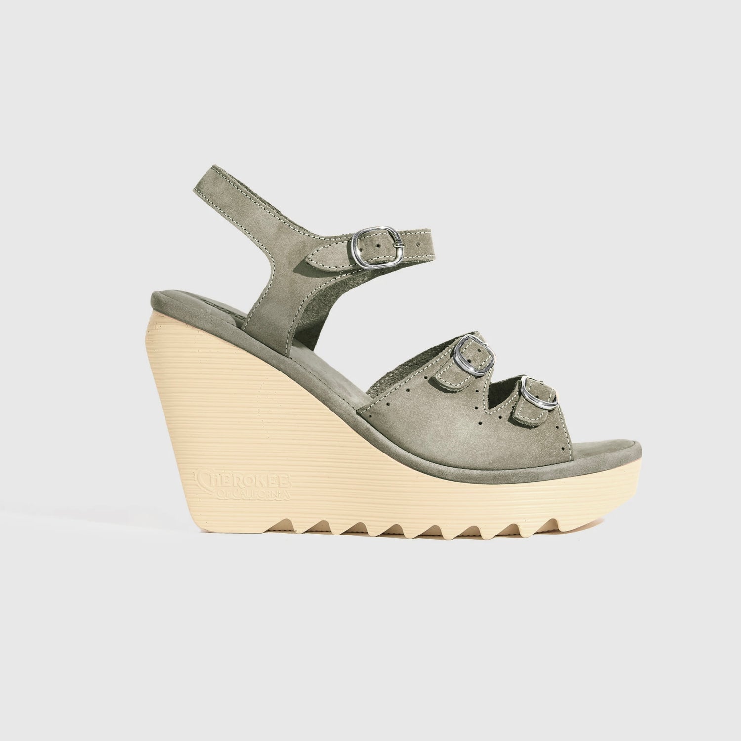Stevie High Beep Olive - Nubuck Leather