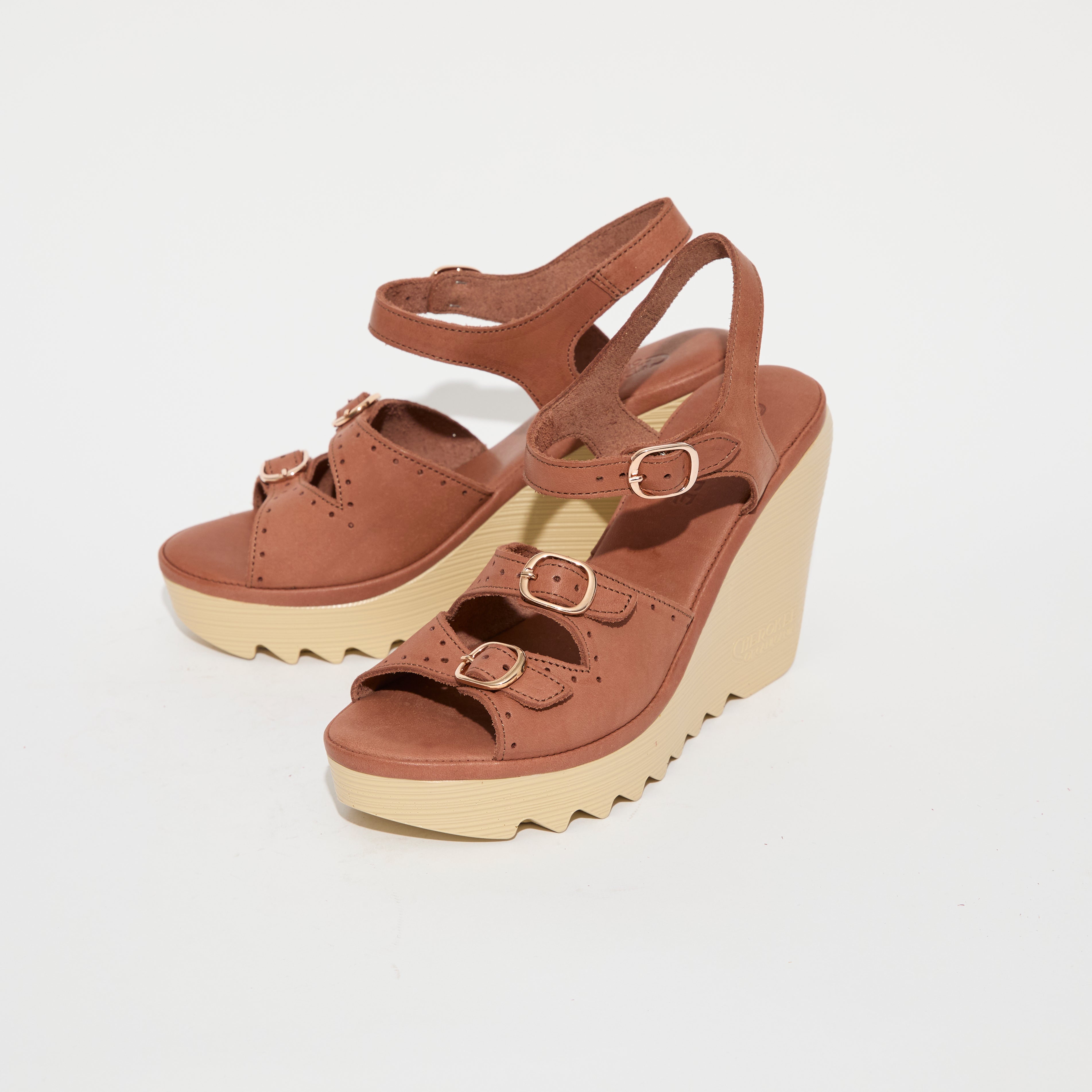 Stevie High Beep - Tobacco Nubuck Leather – Cherokee of California