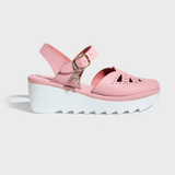 Danae Mid Beep Pink on White Bottom