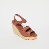 Stevie High Beep - Tobacco Nubuck Leather