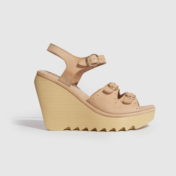 Stevie High Beep - Tan Nubuck Leather – Cherokee of California
