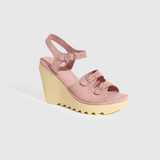 Stevie High Beep Rose - Nubuck Leather
