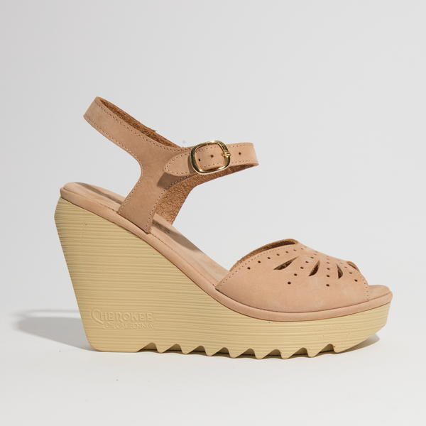 Flower High Beep Tan Nubuck – Cherokee of California