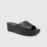 Cindy Mid Beep - Black with Black Bottom