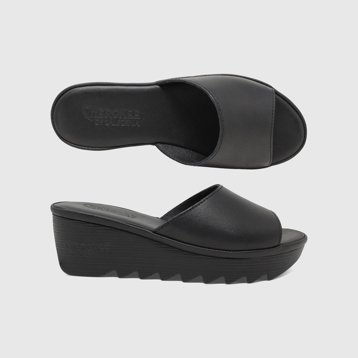 Cindy Mid Beep - Black with Black Bottom