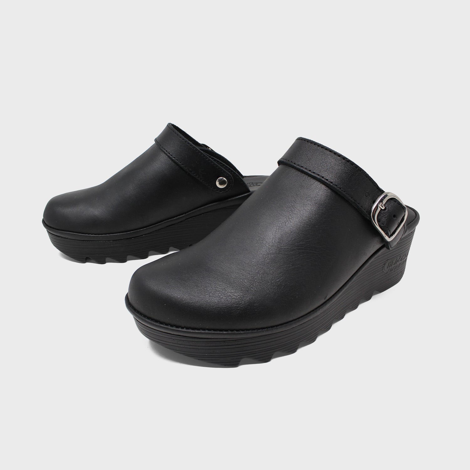 Jenny With A Buckle - Black with Black Bottom